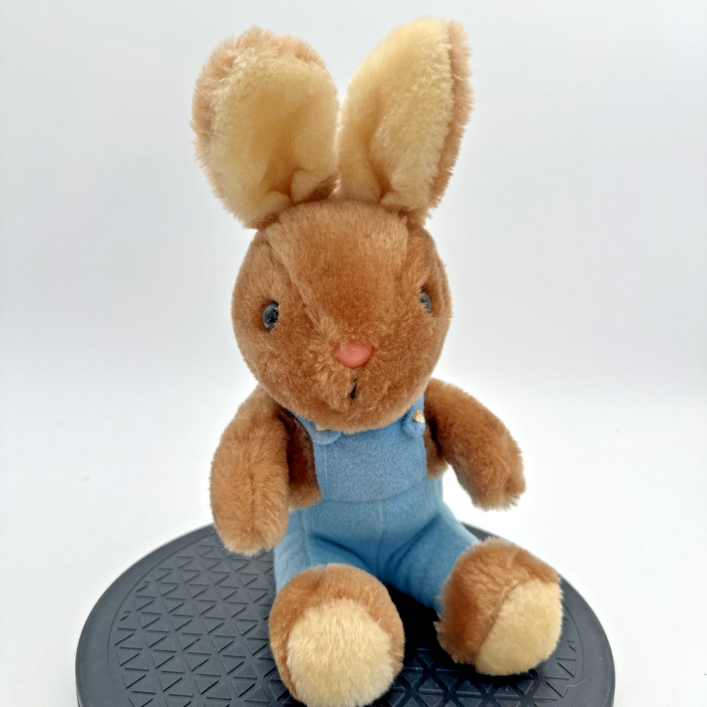 Vintage Dakin Bunny Plush In Blue Jumper EUC